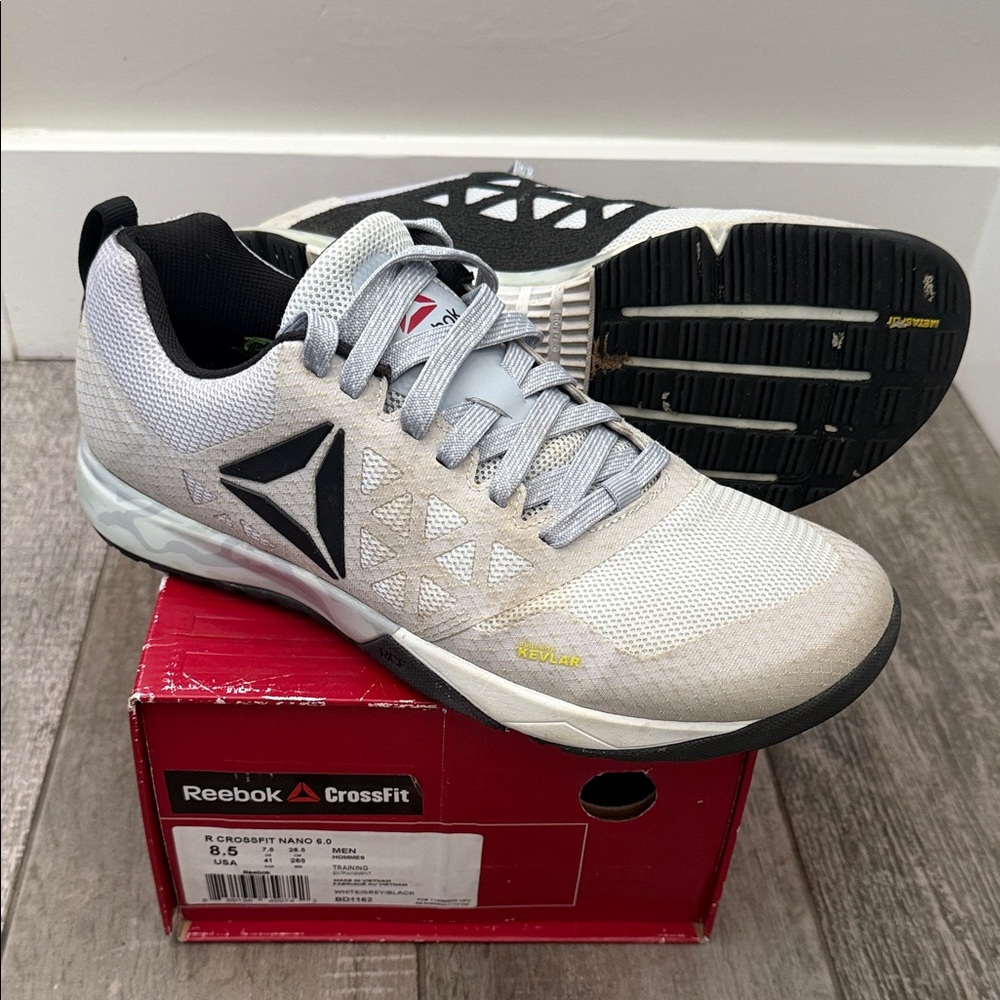 Reebok CrossFit Nano Women's Athletic Shoes Light Gray Black
